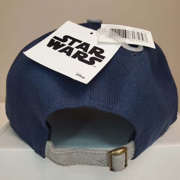 R2D2 Star Wars Concept One Hat Cap Navy & Gray Japan Embroidered Gold NEW NWT - Picture 13 of 13